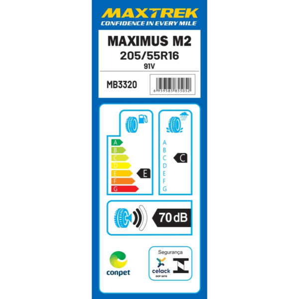 205/55 R16 91V TL Maximus M2 Maxtrek - Image 3